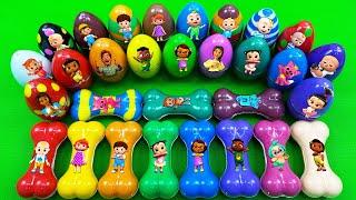 Rainbow Eggs Looking Pinkfong Cocomelon Numberblocks Alphablocks SLIME Dinosaur Eggs Coloring