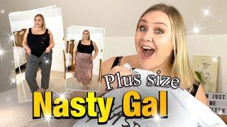 NASTY GAL plus size try on haul 2020  UK Size 24   *first time trying Nasty Gal*