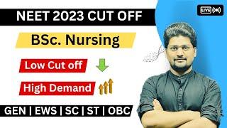  BSC NURSING CUT OFF 2023  BSc Nursing Cut off 2023 NEET  NEET 2023 COUNSELLING PROCESS #neet