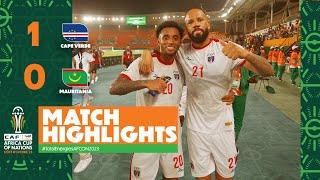 HIGHLIGHTS  Cape Verde Mauritania  ملخص مباراة كاب فيردي وموريتانيا #TotalEnergiesAFCON2023