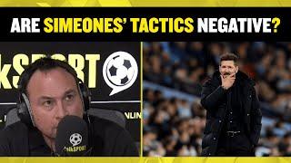 This Man City fan was NOT impressed by Diego Simeones tactics as they beat Atletico Madrid 1-0 