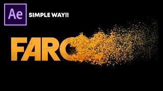 After Effects Tutorial Particles Logo & Text Animation  Simple Way