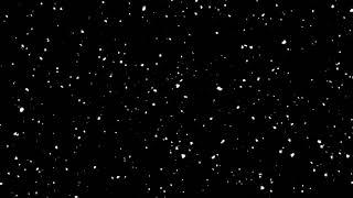 Snow winter night overlay on black background 4K FREE DOWNLOAD