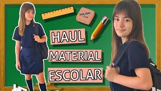 COMIENZO EL COLEGIO EN ARGENTINA  HAUL de MATERIAL ESCOLAR + QUE HAY EN MI MOCHILA