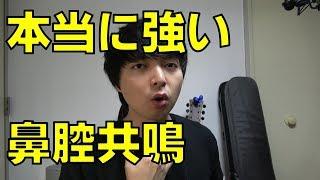 本当に強い鼻腔共鳴のやり方！地声で高音を出す練習-オペラ歌唱の真似【赤羽式ボイトレ】