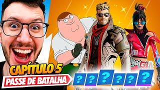 PASSE DE BATALHA DO CAPÍTULO 5 FICOU LINDO - FORTNITE