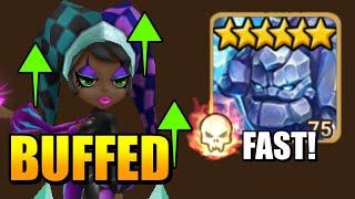 *Buffed* Luna Is Finally AMAZING For Giants Abyss Hard In Summoners War