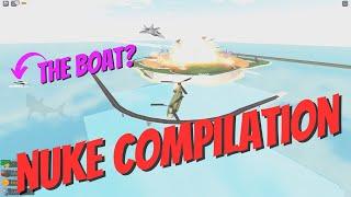 ROBLOX  CAR CRUSHERS 2 NUKE COMPILATION #2