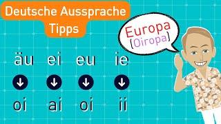 Speaking German  Diphthongs eu äu ei ai