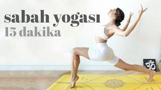 Güne Enerjik ve Mutlu Başla  15 Dakika Sabah Yogası  Elvin ile Yoga