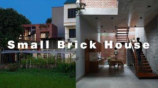 A small Brick House is a tube house with an area of 4.3m x 12m