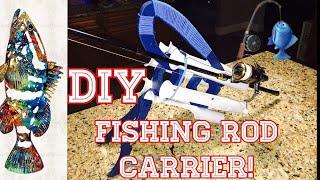 DIY Fishing Rod Holder 5 Fishing Rod Rack