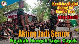 Kocak  Video Lucu Prajurit TNI Akting Jadi Senior