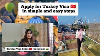 How to apply for a Turkish Visa from India  Turkey Visa Guide  Turkish Sticker Visa #turkey