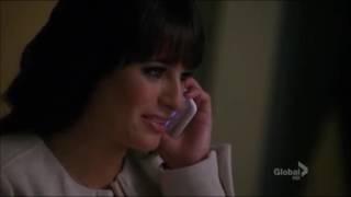 Glee   Rachel calls Finn after she won the winter showcase 4x09