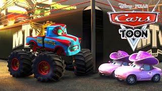 CARS TOON MATE MONSTER TRUCK LOS CUENTOS DE MATE AL COMBATE DISNEY PIXAR RAYO MCQUEEN juego