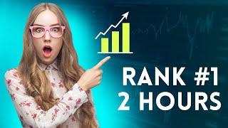 How To Rank on the First Page of Google in 24 Hrs Easy SEO Ranking Hack