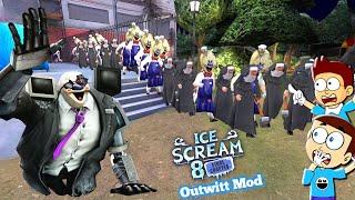 Ice Scream 8 Outwitt Mod  Shiva and Kanzo Gameplay