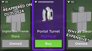 Portal Turret Reappered On 31 March 2024  Roblox Evade