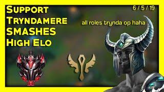 Support Tryndamere SMASHES High Elo - 5 role champ - Yasukeh