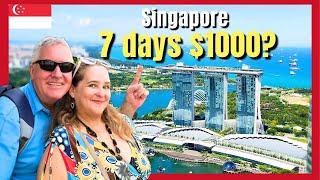 Discover Singapore 7 days $1000 Budget Michelin Street Foods Hidden Gems and Must Dos