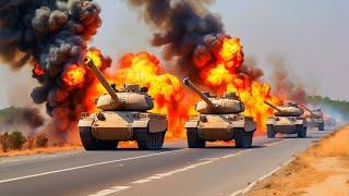 just happened 106 British Challenger 2 tanks were brutally destroyed by Russian troops on the borde