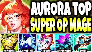 Meet the new Champion AURORA TOP LANE  BEST MAGE with the Full AP Pen Build  - League of Legends