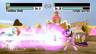 Fighting is Magic Source Edition Rainbow Dash Vs Twilight Sparkle SFM