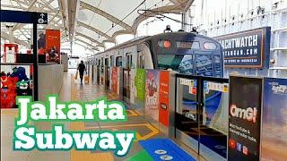 Indonesias First Subway Jakarta MRT . Satu Tahun MRT Jakarta Kereta Bawah Tanah Pertama Indonesia