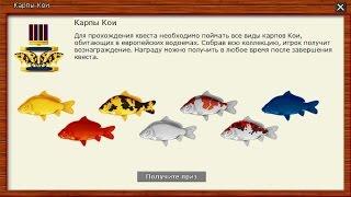 Русская Рыбалка 3.99 Квест Карпы Кои
