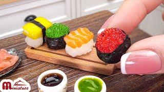 Ultimate Japanese Sushi Recipe Idea  ASMR Cooking Mini Food