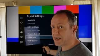 Step by Step 4K  HD TV Color Setup - Samsung KS Sony XBR Vizio LG TCL.