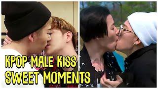 Kpop Male Kiss Sweet Moments  BTS TXT Super Junior Block B Stray Kids...