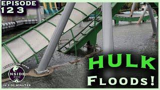 Hulk Coaster Flooded Jurassic Park Ride Damaged after Hurricane Ian