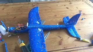 Diy easy and cheap toy glider rc conversion