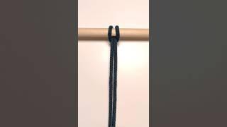 3 Easy Ways to Make Macrame Reverse Larks Head Knot  #macrame #shorts #knots