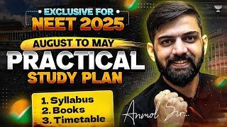 Complete August to May Roadmap For NEET 2025  NEET 2025 Syllabus  NEET 2025 Best Books  Timetable