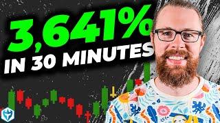 This Stock went from $3.63 to $130 TODAY +3641% in 30 MINUTES