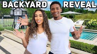 RISSA AND QUAN OFFICIAL BACKYARD MAKEOVER TOUR *Finally*