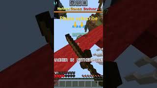 Hacker in Minecraft bedwars