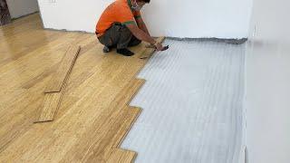 Excellent Building Bedroom Floor With Bamboo Wood & How To Install Bamboo Wooden Floors Step By Step