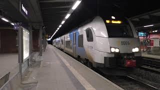 ODEG - SIEMENS Desiro-ML 4746 303-8 - Ausfahrt in Rostock Hbf - Als RE 9 ️ Sassnitz über Stralsund