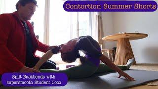 Contortion Training by Flexyart 252 ContortionSummerShorts Also for Yoga Poledance Ballet Dance