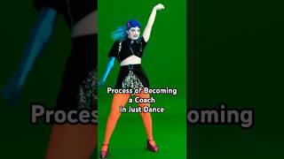 Process of Becoming a Coach in Just Dance #justdance  #behindthescenes