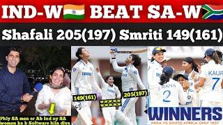 YahOoOIND-W Biggest Win Ever Against SA-W In Test Match  World Record Highest Ever total 603