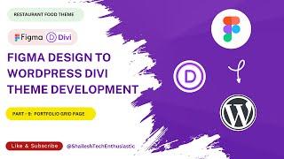 Figma to WordPress Divi Theme Development  Divi  Restaurant Food Theme  Portfolio Grid Part - 9