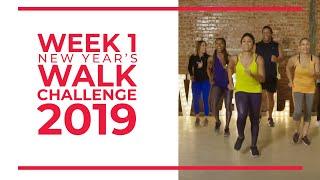 New Years Walk Challenge 2019 - Week 1  Walk at Home