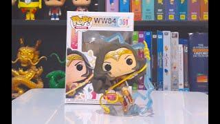 Glow Wonder Woman Lightning Funko Pop  Unboxing and Review