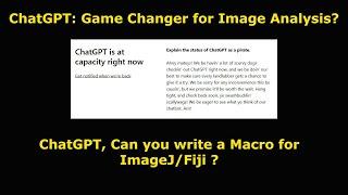 ChatGPT Can it write ImageJ Macros?