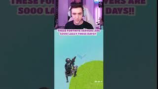 Streamer blames skill issue on laggy servers  #fortnite #livestream #fortniteclips #twitchstream